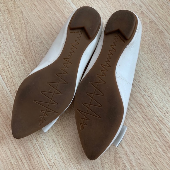 Cathy Jean Leather Pointy Bow Flats - Picture 5 of 5